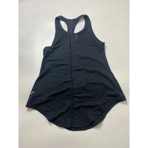 Zyia Active Black Mesh Racerback Round Hem Tank Top Woman’s size S - Picture 6 of 7